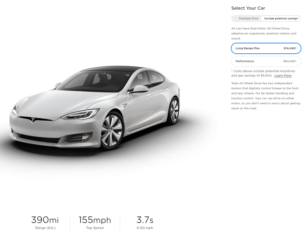 Tesla verhoogt bereik van in VS verkochte Model S en met tientallen kilometers - Beeld Nieuws - Tweakers