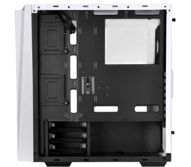 Silverstone Redline RL06 Wit/Zilver + tempered glass window