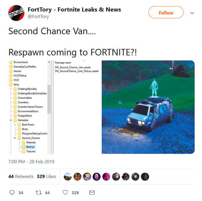 Fortnite Second Chance Van
