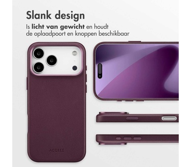 Accezz MagSafe Leather Backcover