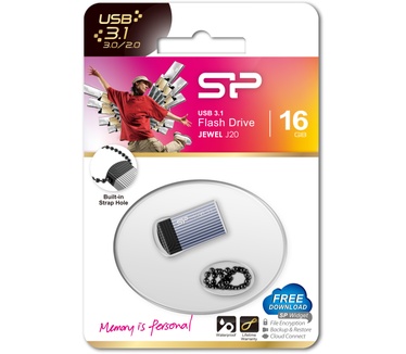 Silicon Power Jewel J20 16GB Blauw