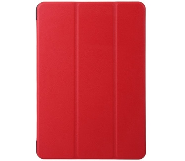 Merkloos Samsung Galaxy Tab A 9.7 Tri-Fold Leather Case Rood