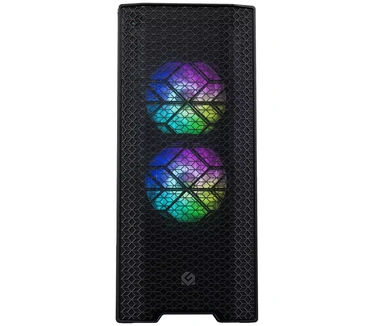 Magniumgear Neo Air ATX Mid-tower, High Airflow Mesh front design, 2x 120 D-RGB fans, D-RGB Controller, Black