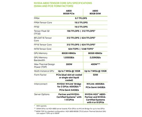 Nvidia A100 en A800