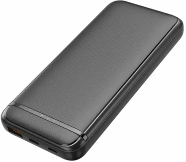 Denver Powerbank 10.000 mAh - Snellader 20W - LED Indicator - USB-C / USB-A / Lightning - Universele Powerbank - Geschikt voor o.a. Android & iphone - PQCA10320
