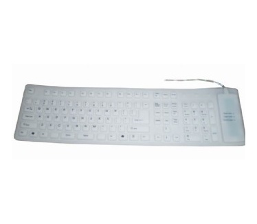 Gembird Flexibel Siliconen Toetsenbord (Wit)