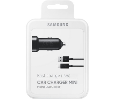 Samsung Adaptive Fast Charging USB 2.0 Autolader met micro-USB-kabel
