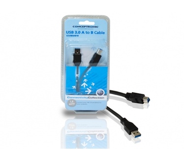 Conceptronic Conceptronic Cable USB 3.0 A to B 1.8m CCUSB3AB18