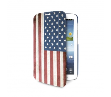 Puro Slim Case Zeta with Magnet Stand Up Samsung Galaxy Tab 3 7.0 US vlag