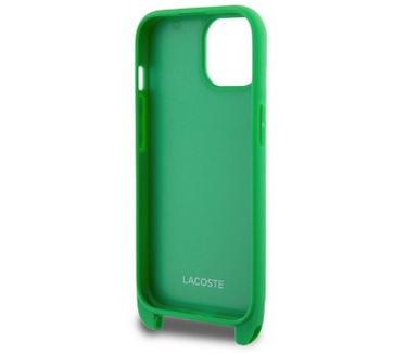 Lacoste Petit Pique Crossbody Back Case - iPhone 15 (6.1") Groen Groen