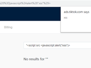 TikTok: xss-lek