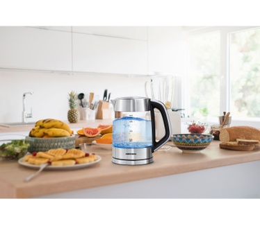 Medion Digitale glazen waterkoker MD 10210 | inhoud 1,7 L | digitale temperatuurinstelling | LED-verlichting