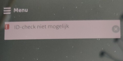 Melding DigiD app op OnePlus 15R als je ID-check wilt doen via CheckID app