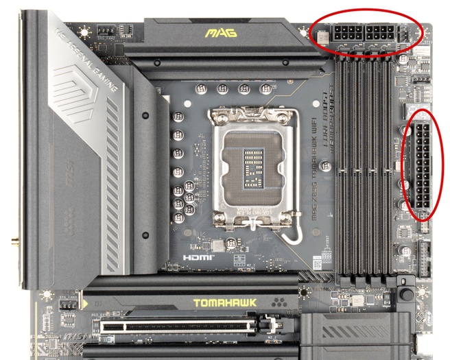 ATX en EPS stroomconnectors