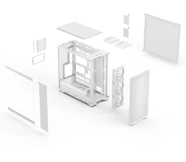 Fractal Design Epoch XL, White TG Clear Tint