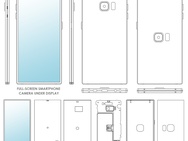 Patenttekeningen van 'fullscreensmartphones' van Oppo, LG en Samsung