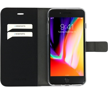 Mobiparts Saffiano Wallet Case Apple iPhone 7 Plus, iPhone 8 Plus Black