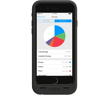 Mophie Space Pack 32GB Apple iPhone 6 Black
