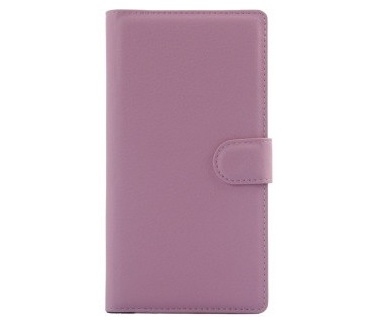 qMust Wiko Ridge Fab 4G Wallet Case - hoesje met stand - roze