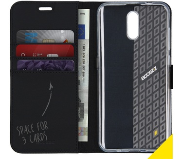 Accezz Wallet Softcase Bookcase Nokia 2.3 - Zwart (2.3) Zwart