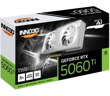 INNO3D GeForce RTX 5060 Ti 8GB TWIN X2 OC White