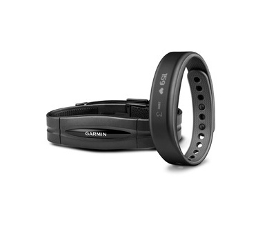 Garmin Vivosmart HRM Bundle Small Slate Zwart