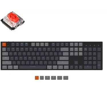 Keychron K5 Ultra-Slim Wireless (RGB backlight Aluminum body Keychron mechanical Red switch, Qwerty US)