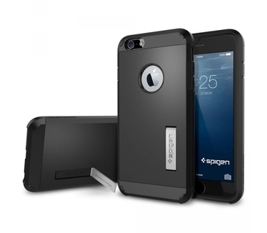 Spigen Case Tough Armor Apple iPhone 6 Plus SGP10914 (Smooth Black) voor iPhone 6 plus