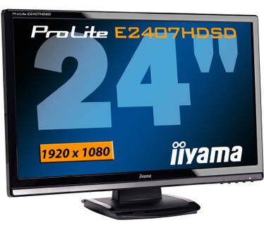 Iiyama ProLite E2407HDSD-B1 Zwart