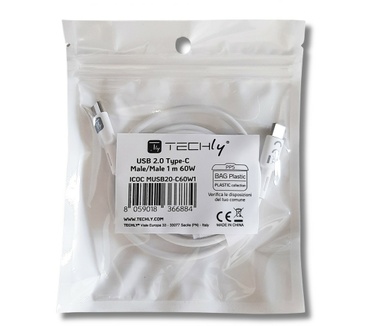 Techly ICOC-MUSB20-C60W1