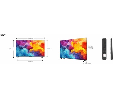 TCL 65P61B Zwart