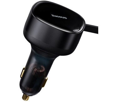 Baseus Enjoyment Retractable 2-in-1 Car Charger