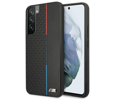 BMW M-Line Tricolor Hard Case Samsung Galaxy S22+ (S906) - Zwart Zwart