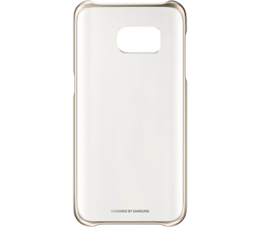 Samsung Galaxy S7 Clear Cover - EF-QG930CF - Gold (Galaxy S7) Zwart