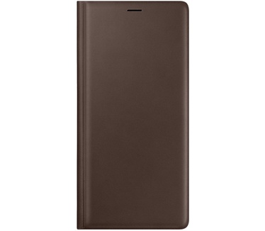 Samsung Galaxy Note 9 Leather Wallet Cover Bruin