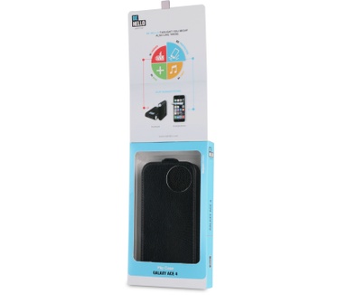 BeHello Samsung Galaxy Ace 4 Flip Case Black