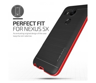 Verus High Pro Shield LG Nexus 5X Case - Crimson Red