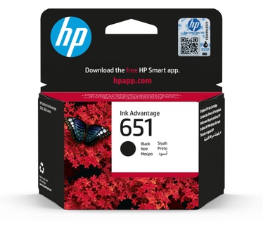 HP 651 Black Original Ink Advantage Cartridge