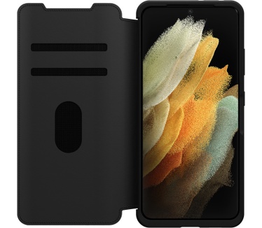 Otterbox Strada Folio Series voor Samsung Galaxy S21 Ultra 5G, zwart