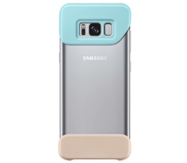 Samsung Galaxy S8 Plus 2Piece Cover - Groen/Roze