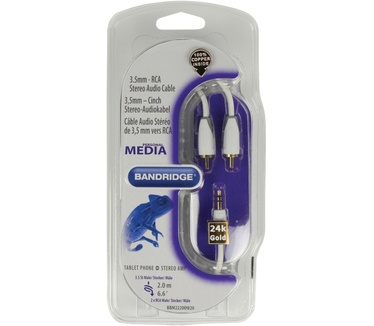 Bandridge Portable Audio Cable 2m