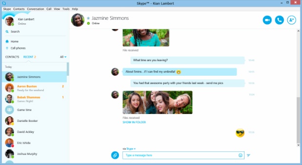 Update van Skype