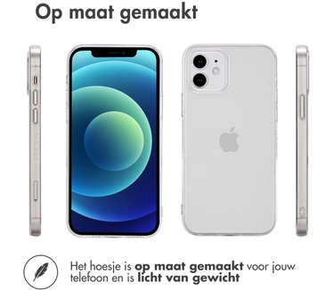 Accezz 100% Recycled Clear Backcover iPhone 12 (Pro)