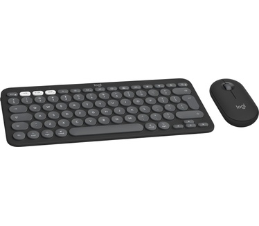 Logitech Pebble 2 Combo for Mac, Qwerty US, Grafiet