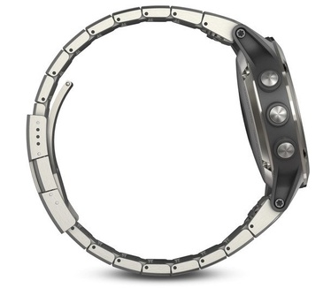 Garmin Quatix 5 Aluminium (Blauw, Titanium)