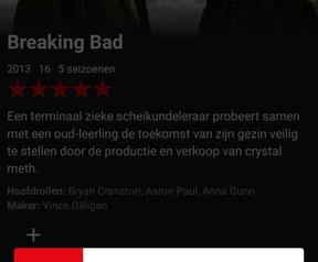 Downloadoptie in Netflix