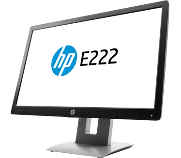 HP EliteDisplay E222 Zilver, Zwart