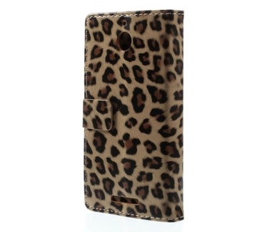 Kees Luipaard Print Portemonnee Hoesje Huawei Ascend Mate 7