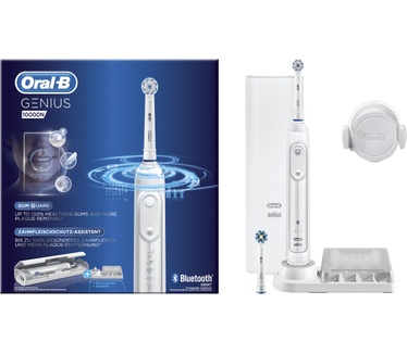 Oral-B Genius 10000N Elektrische Tandenborstel Wit Powered By Braun