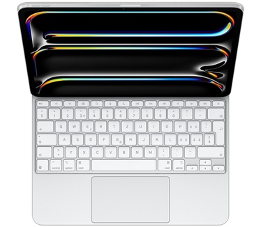 Apple iPad Pro (2024) 13" Magic Keyboard, Zwitsers, Wit